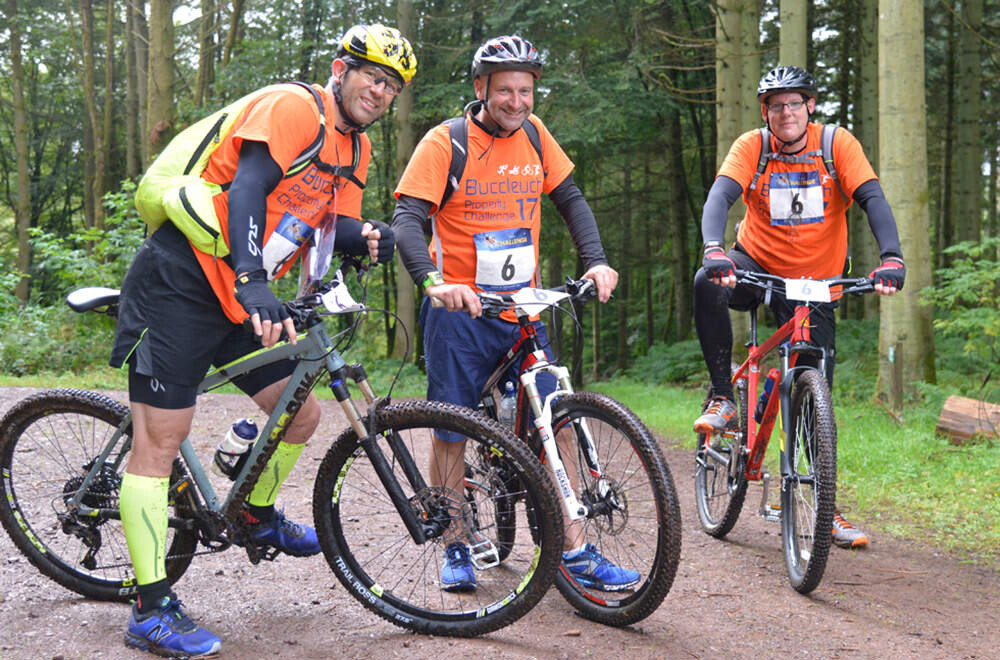 Mountain biking at the 2017 Buccleuch Property Challenge
