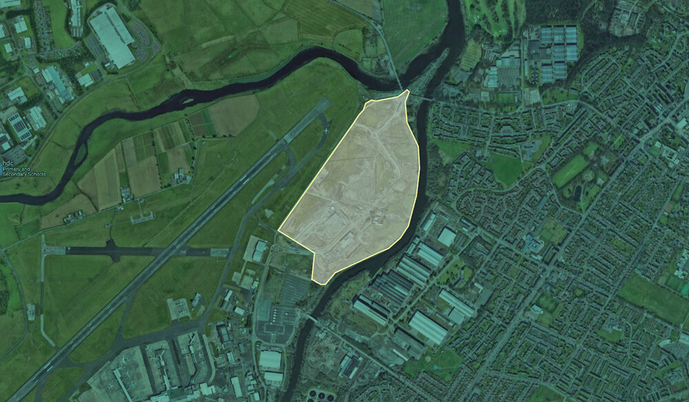 Advanced Manufacturing Innovation District Scotland (AMIDS), Glasgow Airport site plan