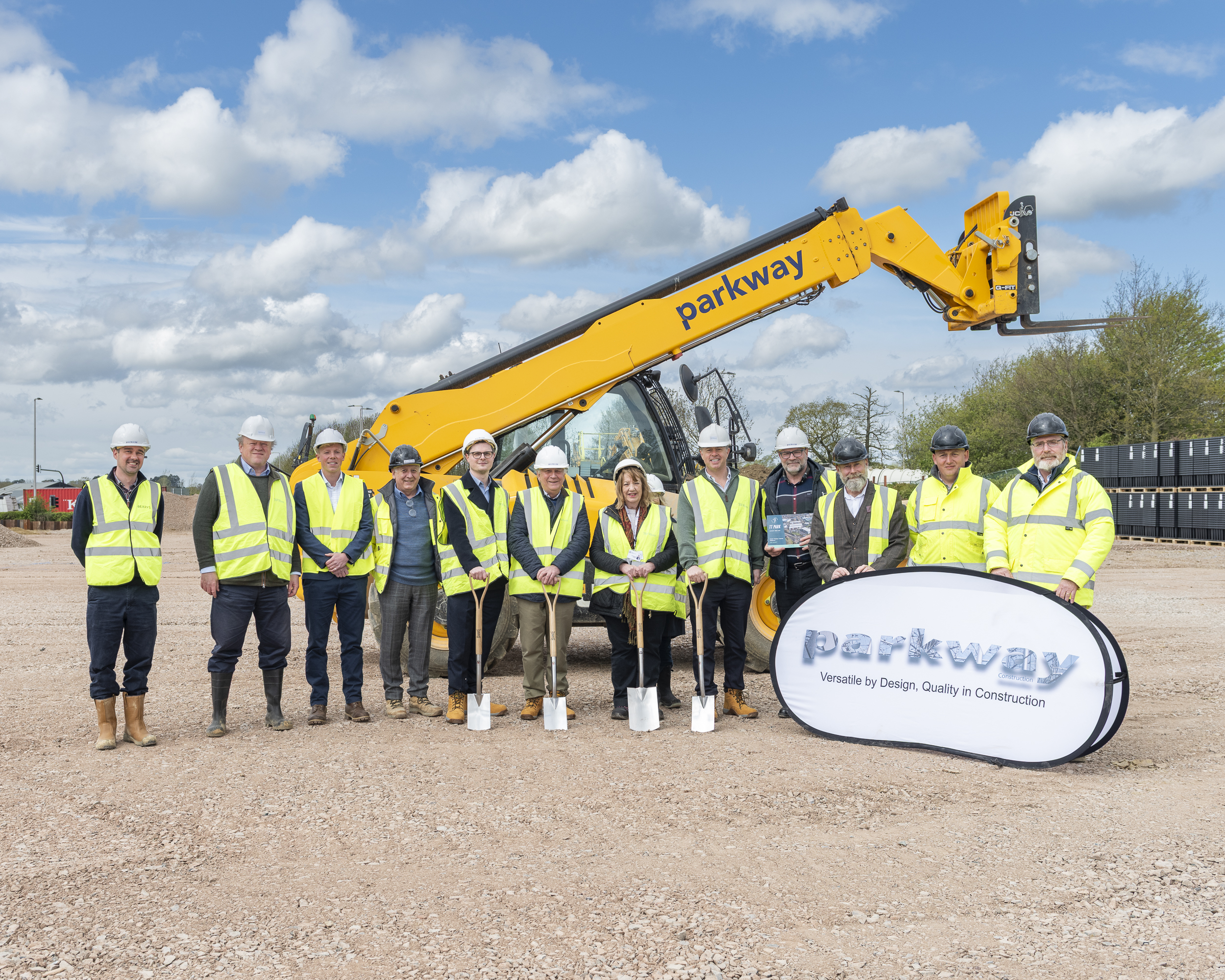Works Commence with a Groundbreaking Ceremony at Towcester Trade Park image